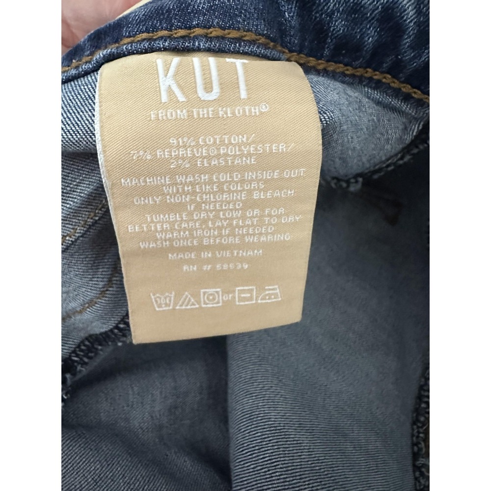 Kut From The Kloth Jeans Womens 22W Blue Ana High Rise Flare Stretch Denim - Picture 5 of 10